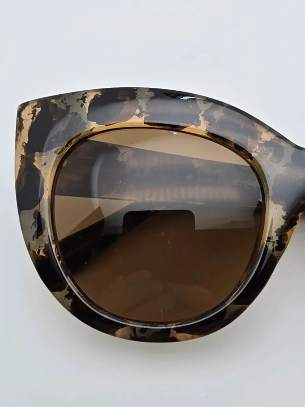 Kate Spade New York Zora Tortoise Frame Brown Lens Cat Eye Sunglasses 49-24-140